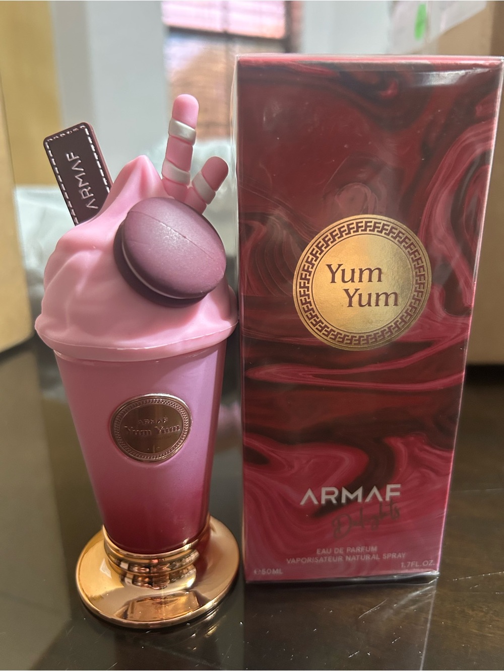 Armaf Yum Yum Pink Women’s Fragrance - Playful Pink Bottle
